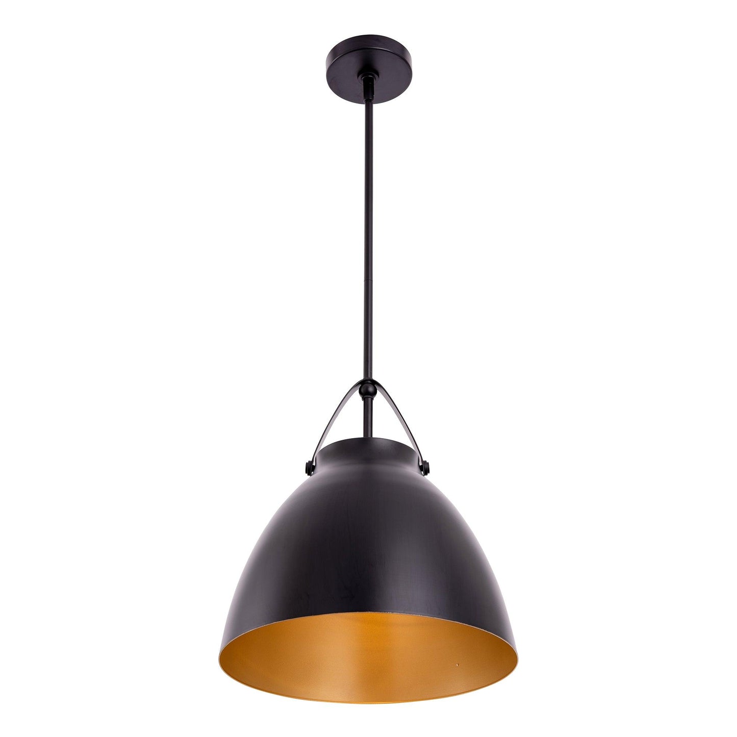 Modern 1-Light Metal Dimmable Pendant Light